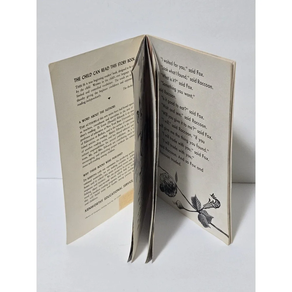 Vintage RARE 1959 Book WHAT FOX DID NOT KNOW‎ Children's Paperback Kenworthy
